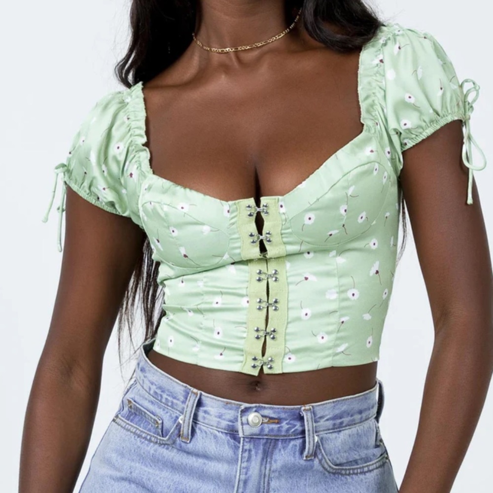 Princess Polly Allyson Top in green